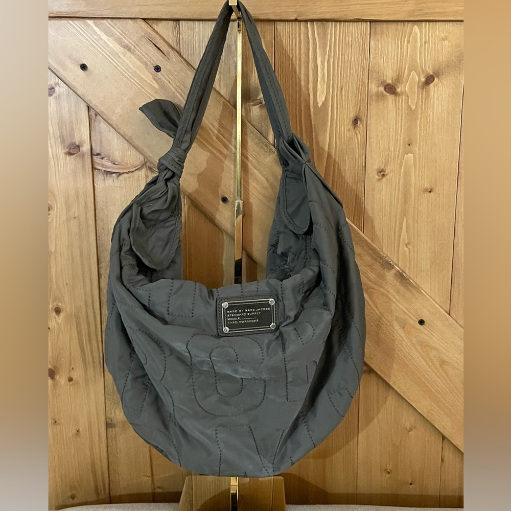 Marc by Marc Jacobs Quilted Zippered Hobo Workwear Bag